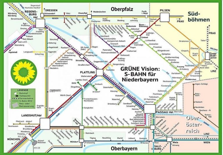 Grünen-Vision: Eine S-Bahn für Niederbayern