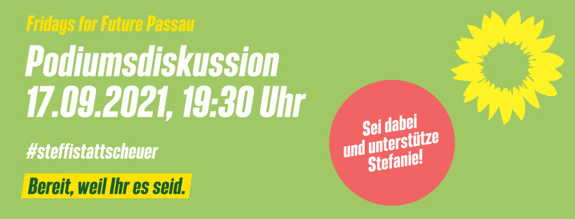 Podiumsdiskussion Fridays For Future