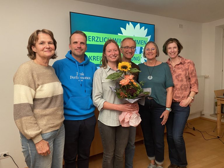 Olga Kisla wird als neue Grünen-Kreisvorsitzende nachgewählt